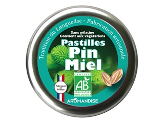 Aromandise Pastilles pin miel bio 45g - 8378